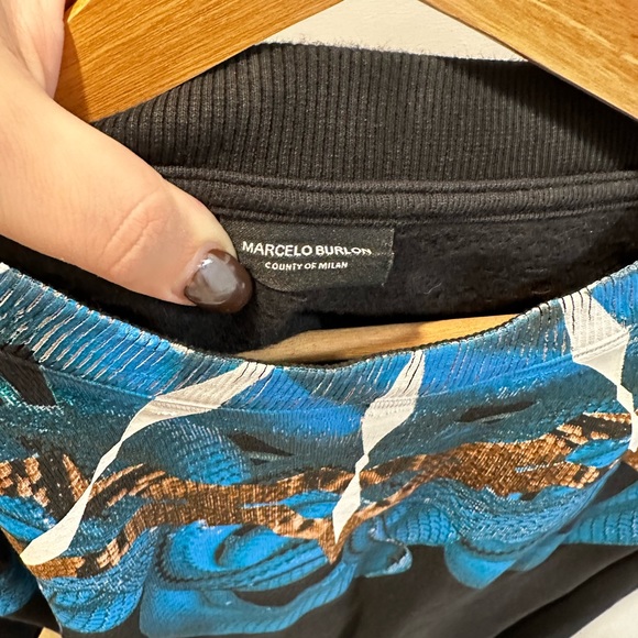 Men Marcelo Burlon Snake sweater size M - Picture 4 of 4